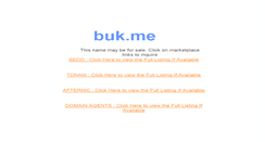 Desktop Screenshot of buk.me