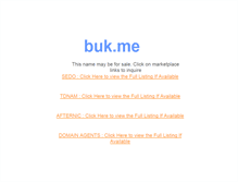 Tablet Screenshot of buk.me